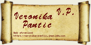 Veronika Pantić vizit kartica